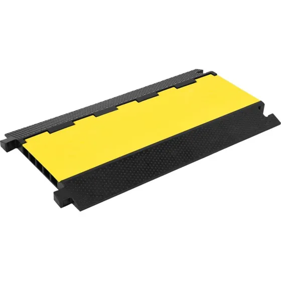 vidaXL kabelbro 5-kanaler 90 cm gummi - gul