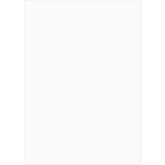 Massiv karton 1000 g 50x70 cm 10 ark - hvid