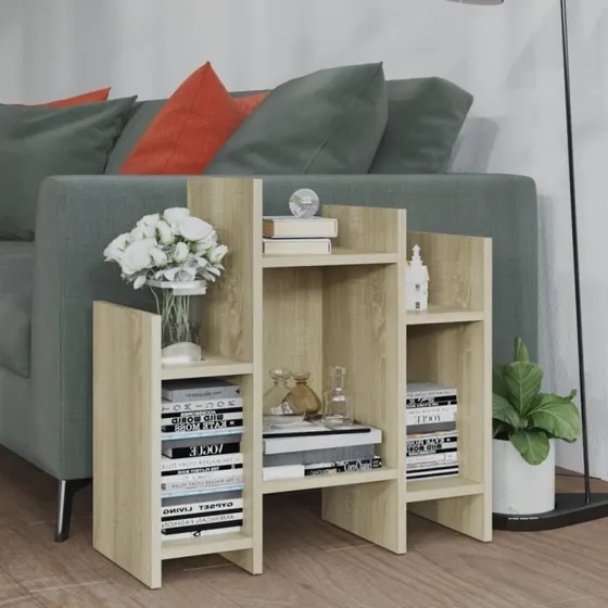 vidaXL Sideskab 60x26x60 cm konstrueret træ Sonoma-eg