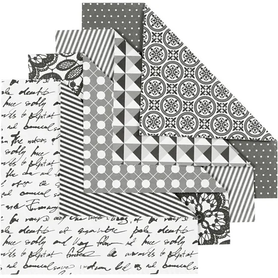 Vivi Gade Origamipapir Paris 10x10 cm 80 g – 50 ass. ark