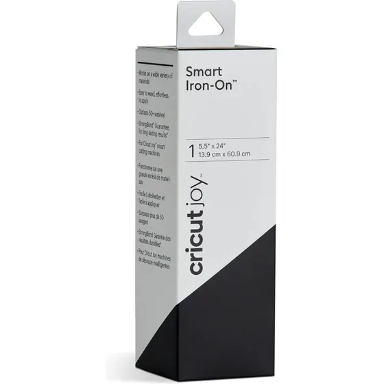 Cricut Joy Smart Iron-On strygevinyl 14x60 cm, sort