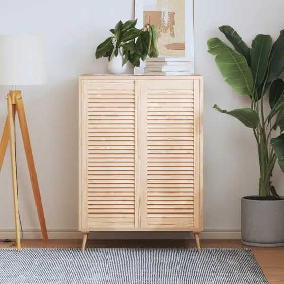 vidaXL skabslger 2 stk. 99,5x39,4 cm lamel fyrretr