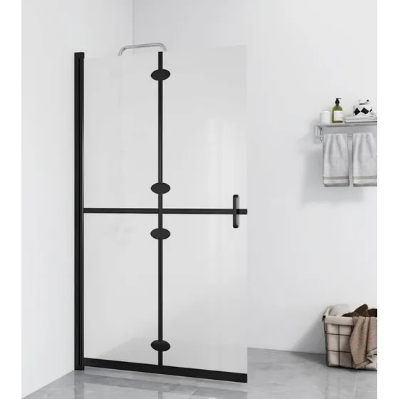 vidaXL foldbar brusevg 70x190 cm matteret hrdet glas