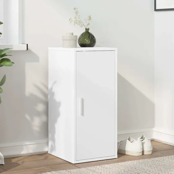 vidaXL skoskab 32x35x70 cm konstrueret træ hvid