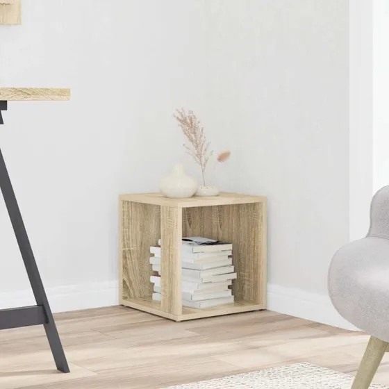 vidaXL sidebord 33x33x34,5 cm, Sonoma-eg