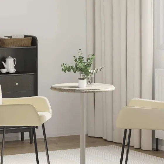 vidaXL væghylde 80x23,5x3,8 cm MDF grå højglans