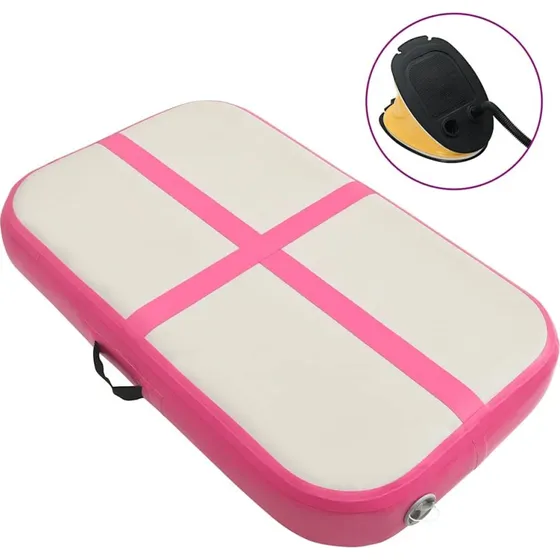 vidaXL Oppustelig gymnastikmtte 60x100x15 cm PVC, lyserd