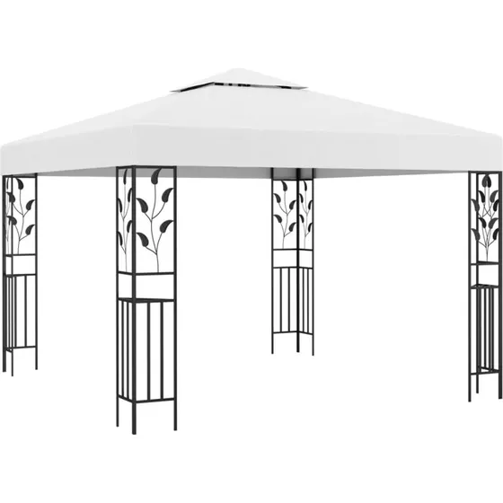 vidaXL pavillon 3x3 m 180 g/m² hvid
