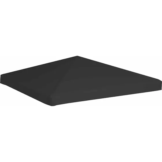 vidaXL pavillontopdække 3x3 m 270 g/m² sort