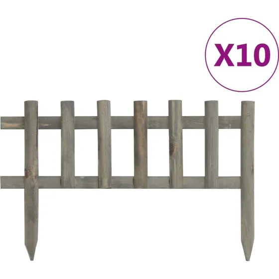 vidaXL plnekanter 10 stk. 4,4 m i fyrretr