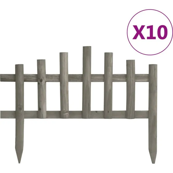 vidaXL plnekanter 10 stk. 4,4 m fyrretr