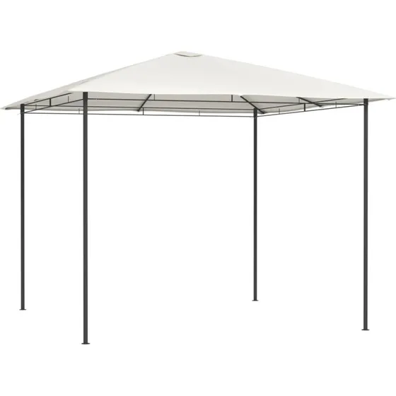 vidaXL pavillon 3x3x2,6 m 160 g/m² creme
