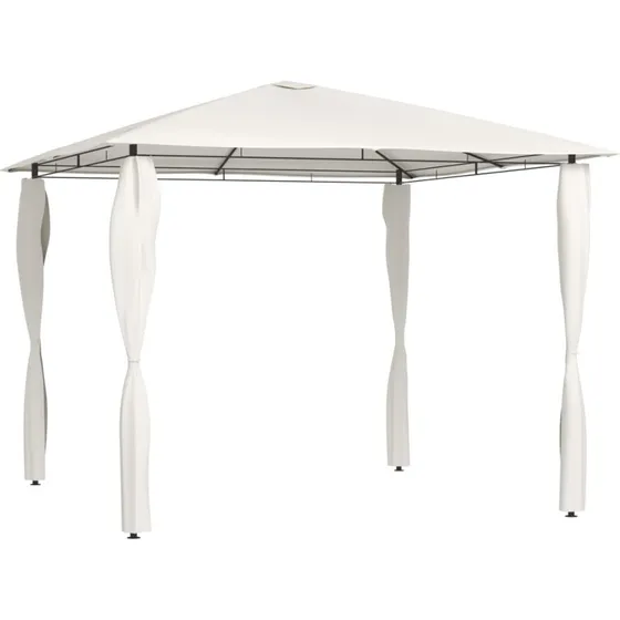 Havepavillon 3x3 m Creme 160 g/m² - uden stolpeovertræk