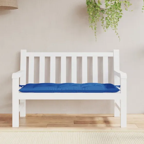 vidaXL hynde til havebænk 120x50x7 cm oxfordstof blå