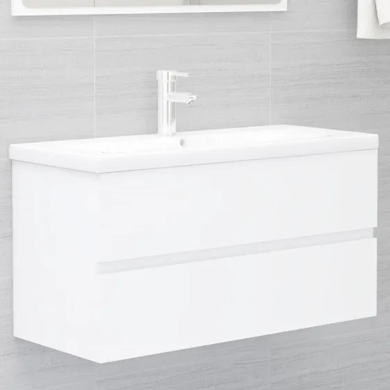 vidaXL skab til håndvask 90x38,5x45 cm hvid