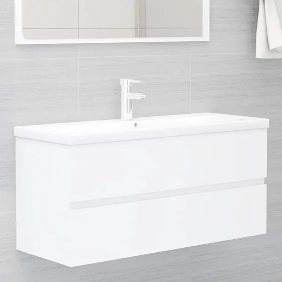 vidaXL skab til håndvask 100x38,5x45 cm hvid