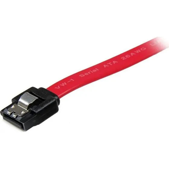 StarTech SATA-kabel LSATA12, 30 cm, rød (6 Gbps)