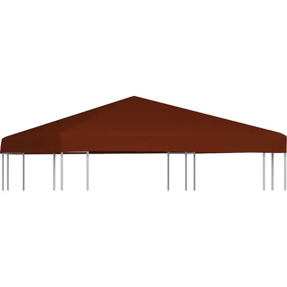 vidaXL Pavillontopdække 3x3 m 310 g/m² – Terracotta
