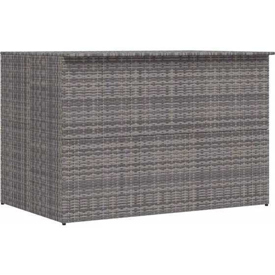 vidaXL udendørs opbevaringskasse 150x100x100 cm, grå