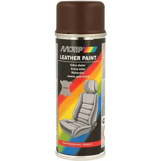 Motip Læderspray - Chokoladebrun (RAL 8017) 200 ml