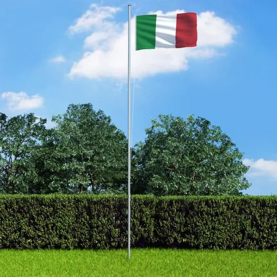 vidaXL Italiensk flag 90x150 cm