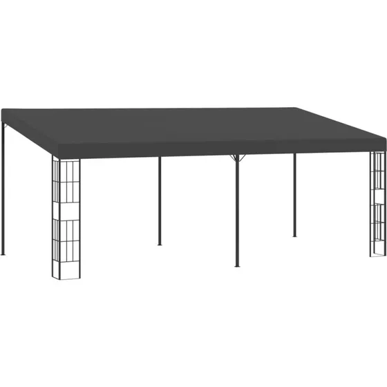 vidaXL vægmonteret pavillon 3x6 m - antracitgrå