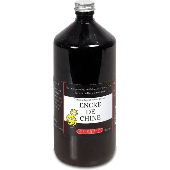 J. Herbin Black India Ink 1000 ml