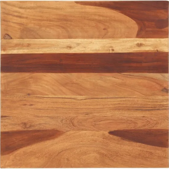 Massivt akacietræ bordplade 60x60 cm, 15-16 mm