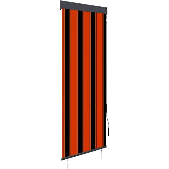vidaXL udendørs rullegardin 60x250 cm orange/brun