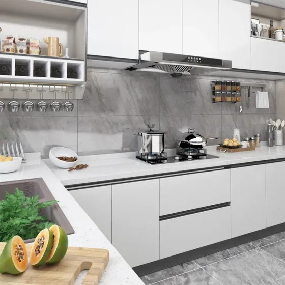 vidaXL selvklbende mbelfolie 500x90 cm PVC - hvid