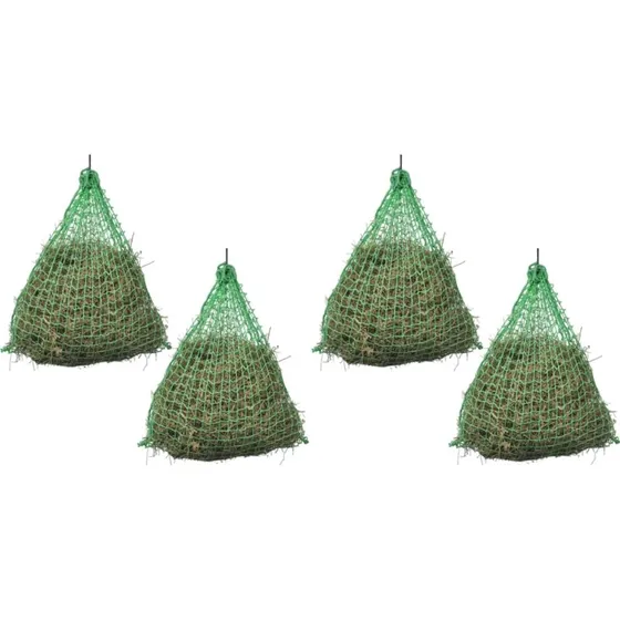 vidaXL hnet rund 4 stk. 0,75 x 0,75 m grn (PP)