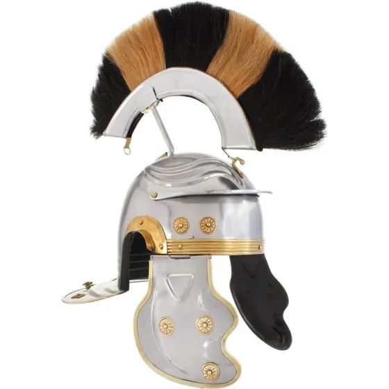 vidaXL Romersk soldaterhjelm i antikt stl, slv