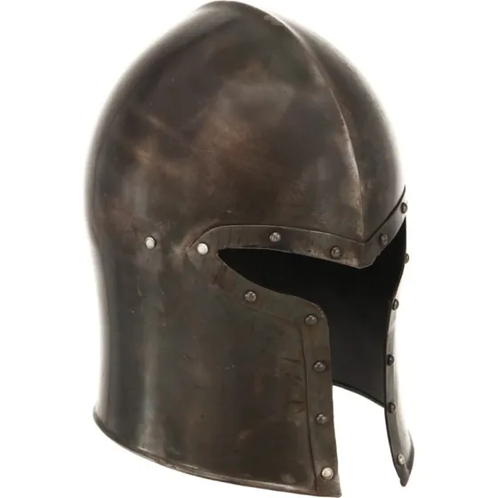 vidaXL middelalderlig ridderhjelm i antik stål, sølv