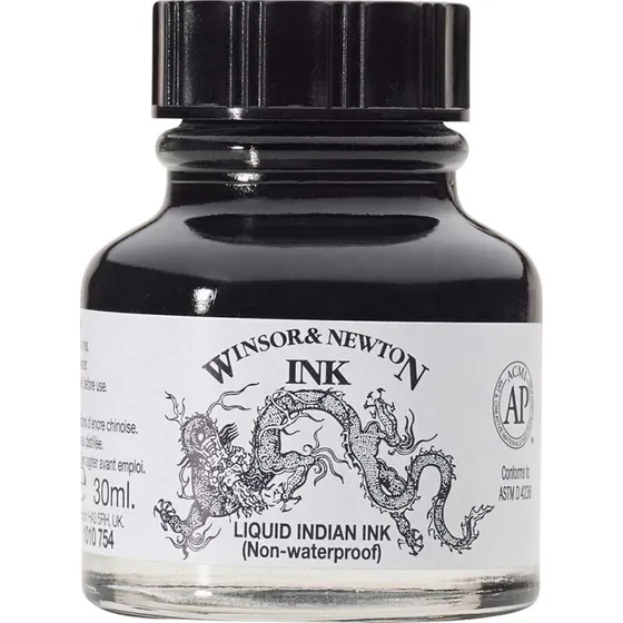 Winsor & Newton Drawing Ink Black 30 ml