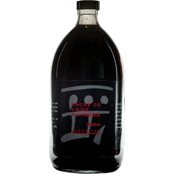 Sennelier Indian Ink 'A La Pagode' 1000 ml – Sort