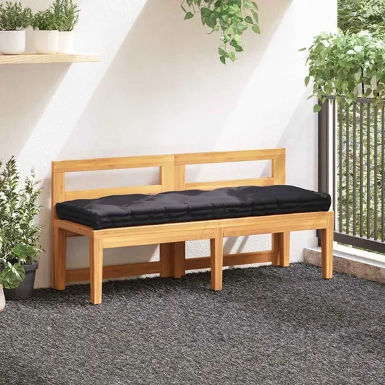 vidaXL hynde til pallesofa 120x40x7 cm sort