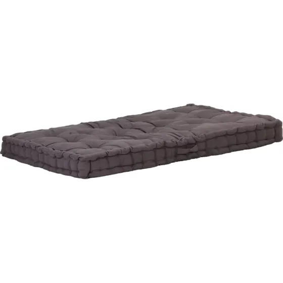 vidaXL hynde til pallesofa 120x80x10 cm antracitgr