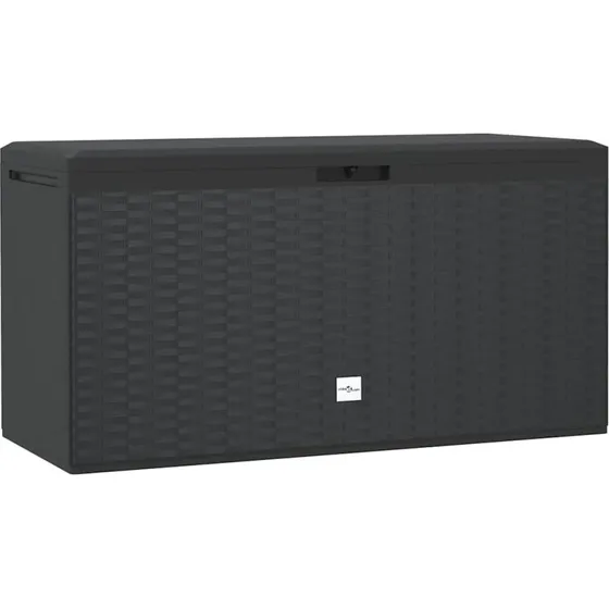 vidaXL opbevaringsboks til haven 114x47x60 cm antracitgrå