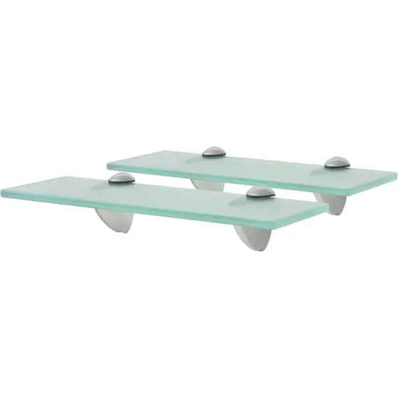 vidaXL Svævehylder 2 stk. 30x10 cm 8 mm hærdet glas