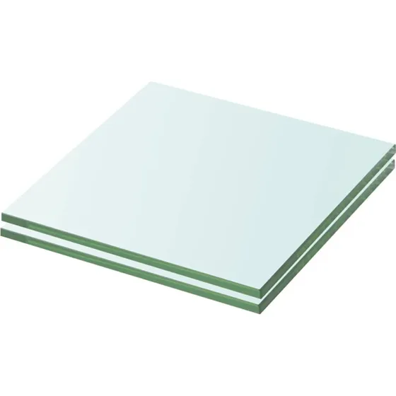 vidaXL Glashylder 2 stk. 20 x 15 cm klar, 8 mm