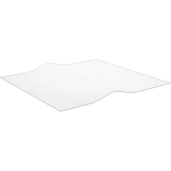 vidaXL bordbeskytter PVC transparent 70x70 cm 1,6 mm
