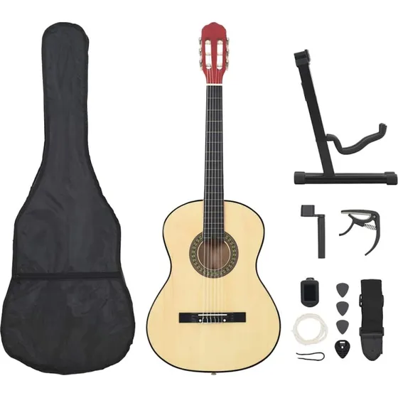 vidaXL Klassisk guitarst 4/4 (39")  12 dele