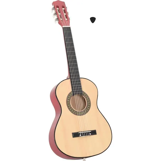 vidaXL klassisk guitar 1/2 (34") i lindetr