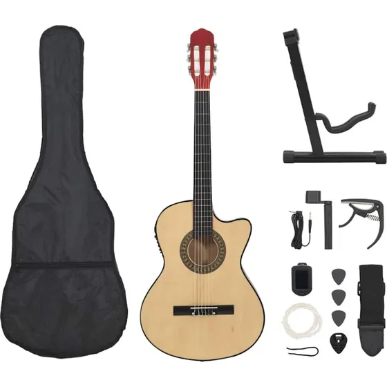 vidaXL Western guitarst 12 dele  6-strenget med 4-bnds EQ