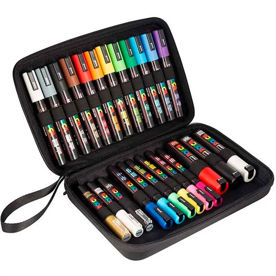 uni POSCA kuffert m/24 stk