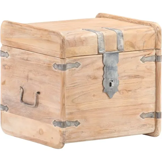 vidaXL opbevaringskiste 40x40x40 cm – massivt akacietræ