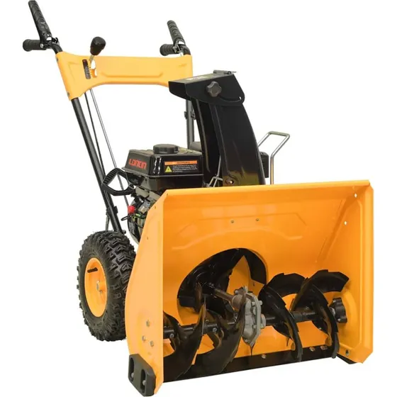 vidaXL Sneslynge 6,5 hk benzin gul/sort