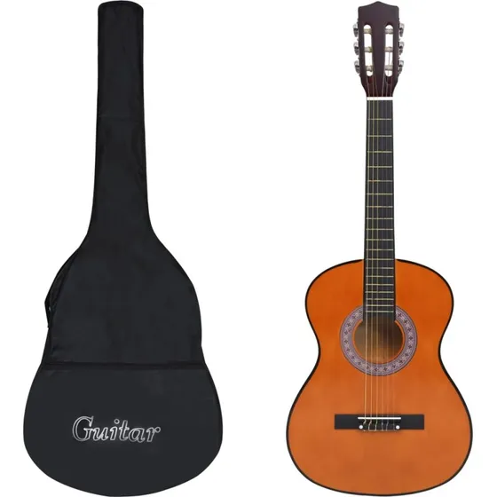 vidaXL klassisk 3/4 (36") guitar med taske
