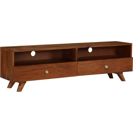 vidaXL TV-skab 140x30x40 cm i massivt genbrugstræ