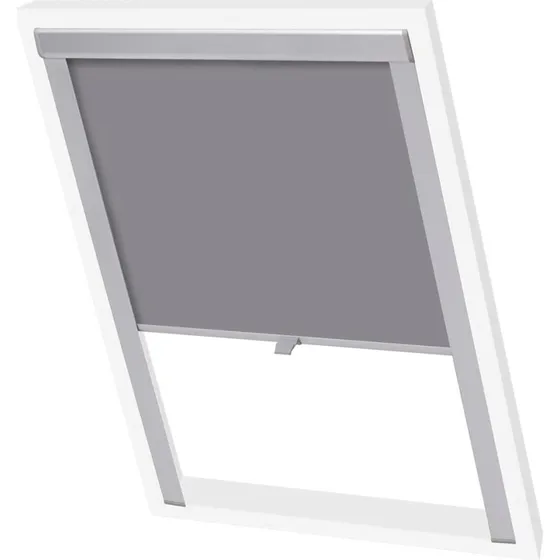 vidaXL mørklægningsgardin MK08 til Velux tagvindue, grå